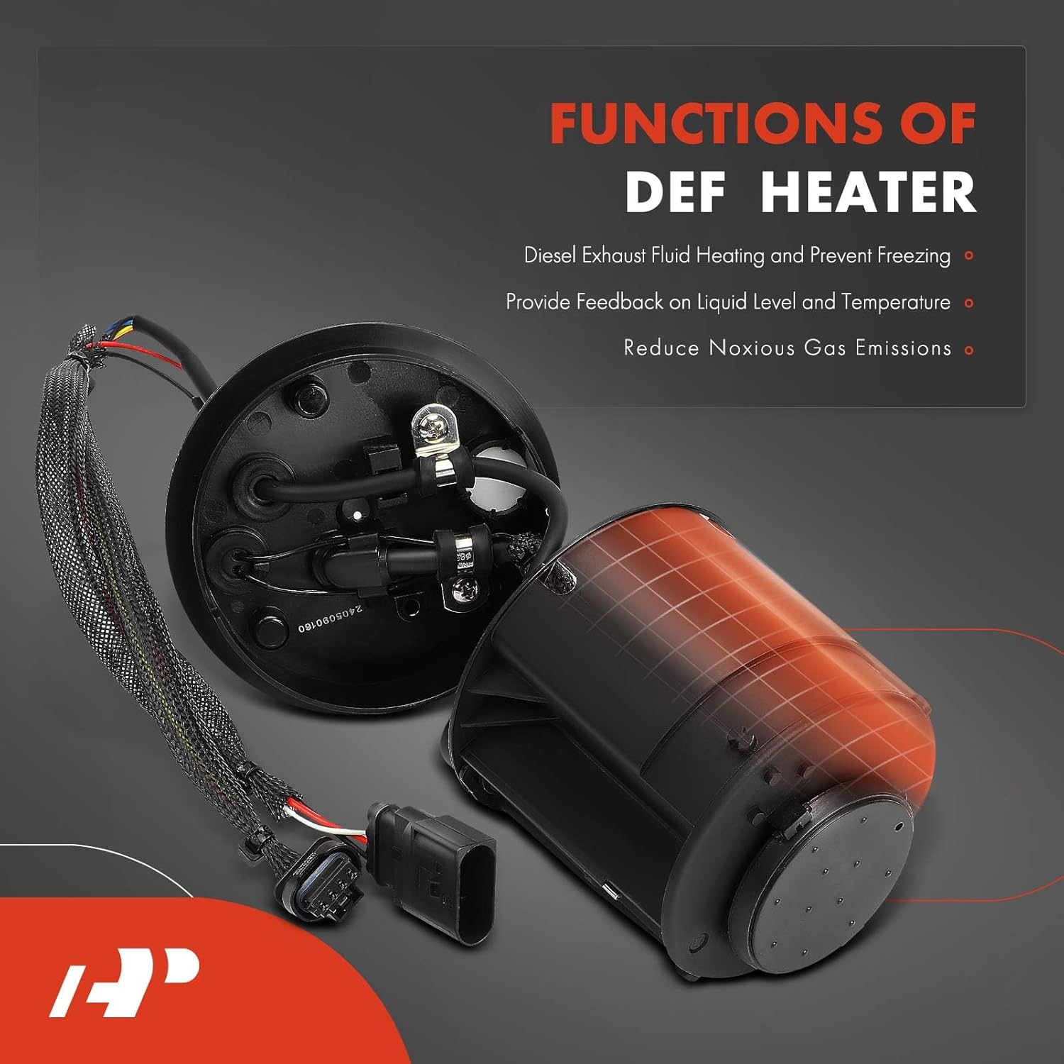 A-Premium Diesel Exhaust Fluid Heater Compatible with Mercedes-Benz W221 Series S350 2012 2013, 3.0L, Replace# A2214710475, 2214710475