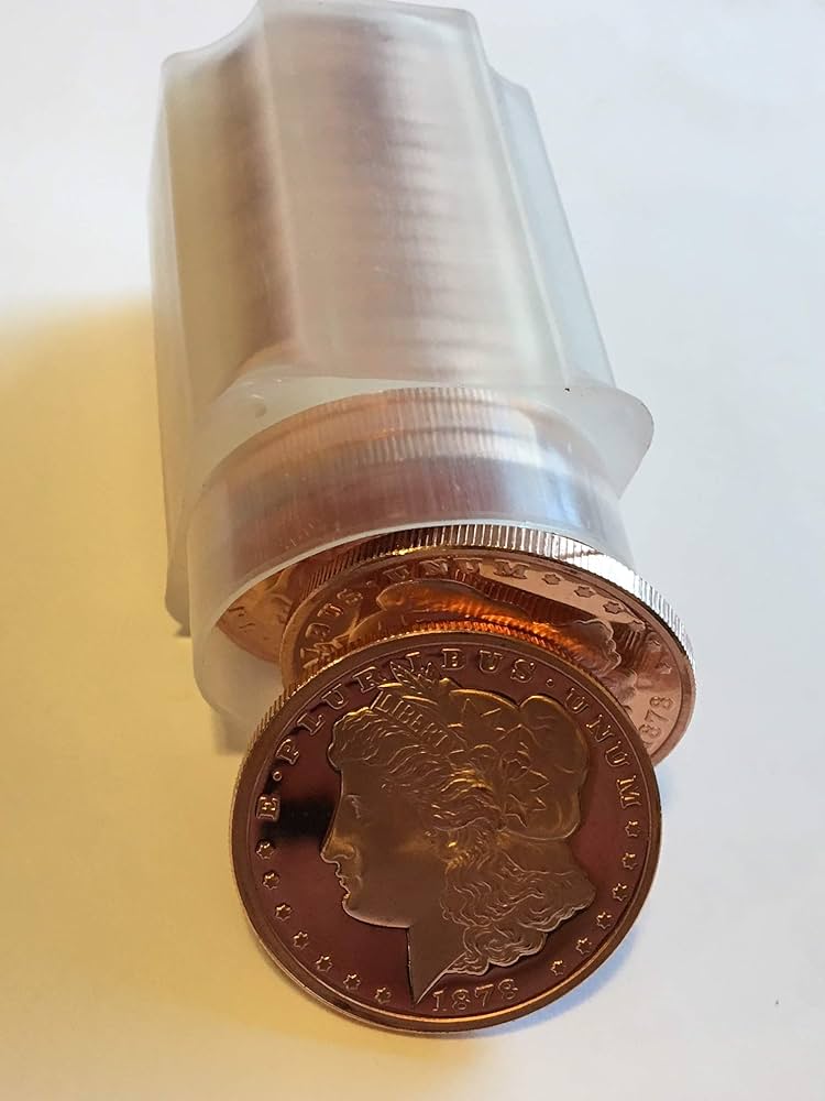 Amazon.com: Twenty 1 OZ. Morgan .999 Fine Copper Bullion Art