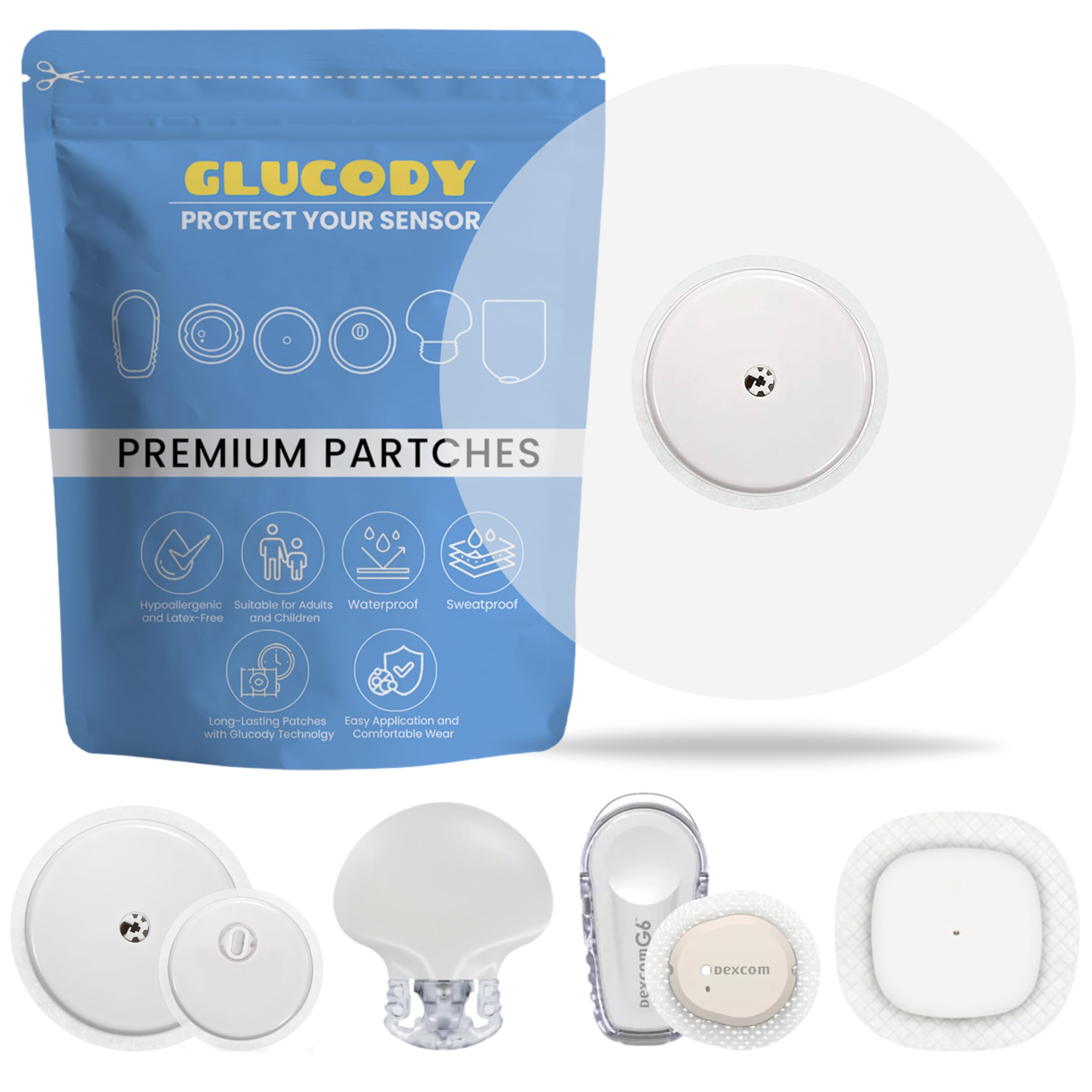 10pc Parches Sensor Freestyle Libre 2 Hipoalergénicos, Impermeables, Transpirables Y Suaves Con La Piel/Marca Especializada En Parche Sensor Freestyle Libre 2 Complementos Diabetes