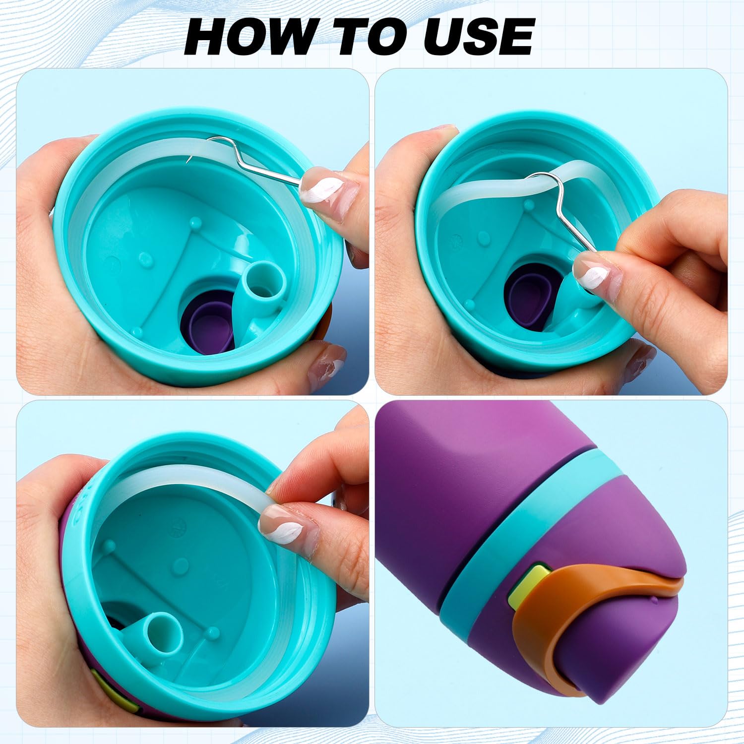 Owala FreeSip Replacement Parts - Leak-Proof Kit -5