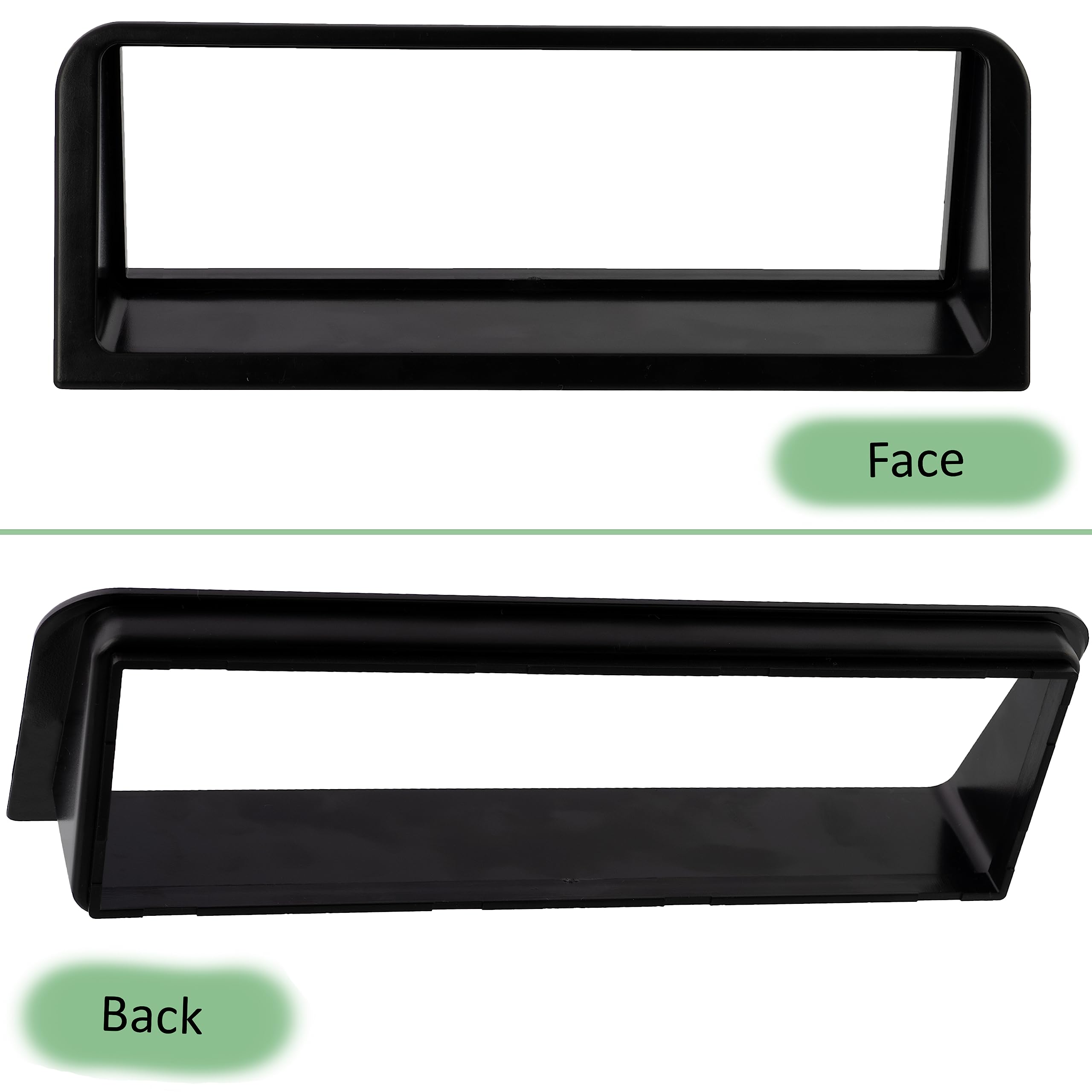AERZETIX C21445 - Cadre Adaptateur 1 DIN Noir Pour Autoradio Peugeot 306 1993-2001 - Installation Facile Et Parfaite