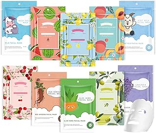 Paquete de 10 mascarillas faciales para el cu...