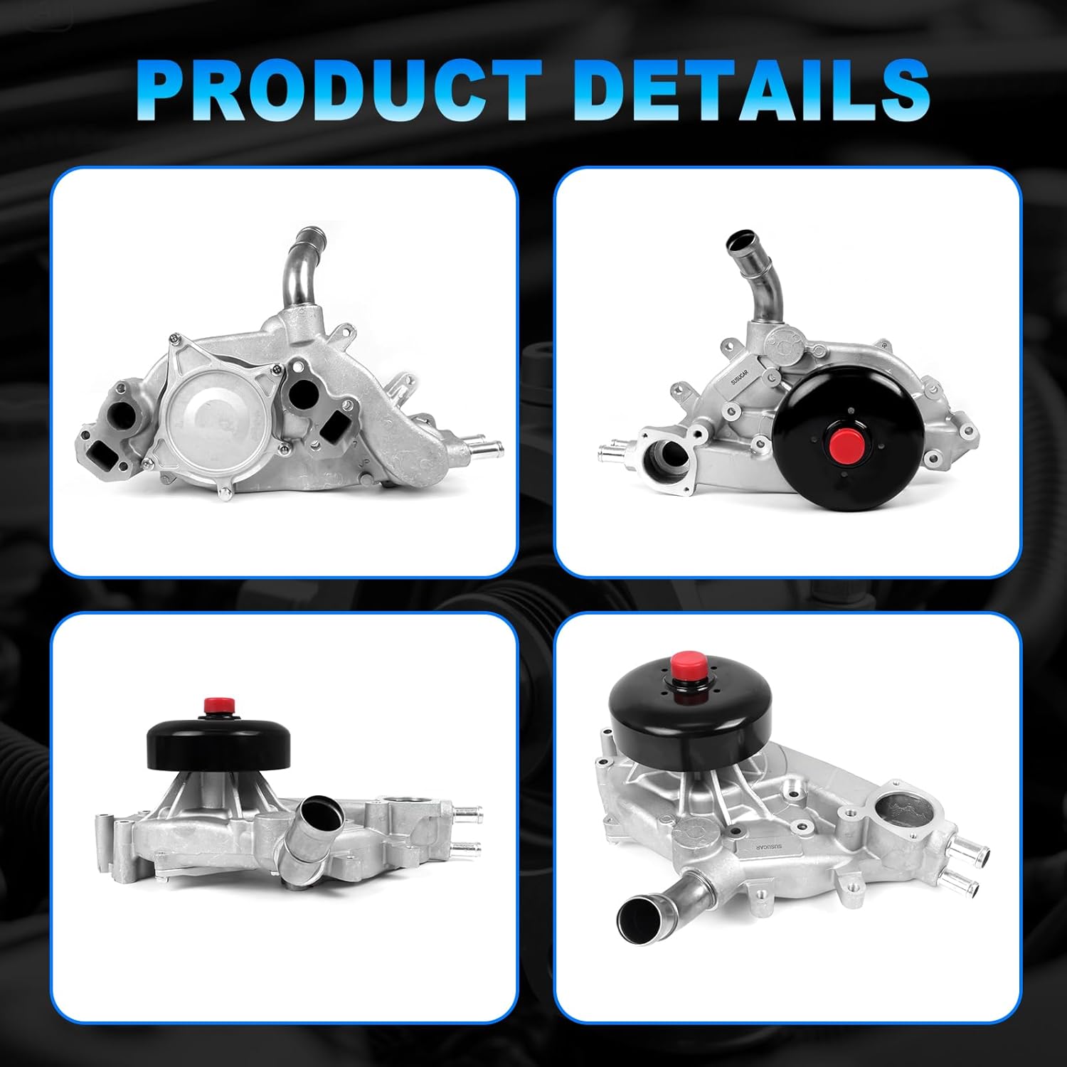 Engine Timing Chain Kit with M295 Oil Pump & AW5087 Water Pump Fit for 1999-2004 Chevy Silverado Avalanche Suburban Express Tahoe, for GMC Sierra Yukon, for Cadillac 4.8L 5.3L 6.0L