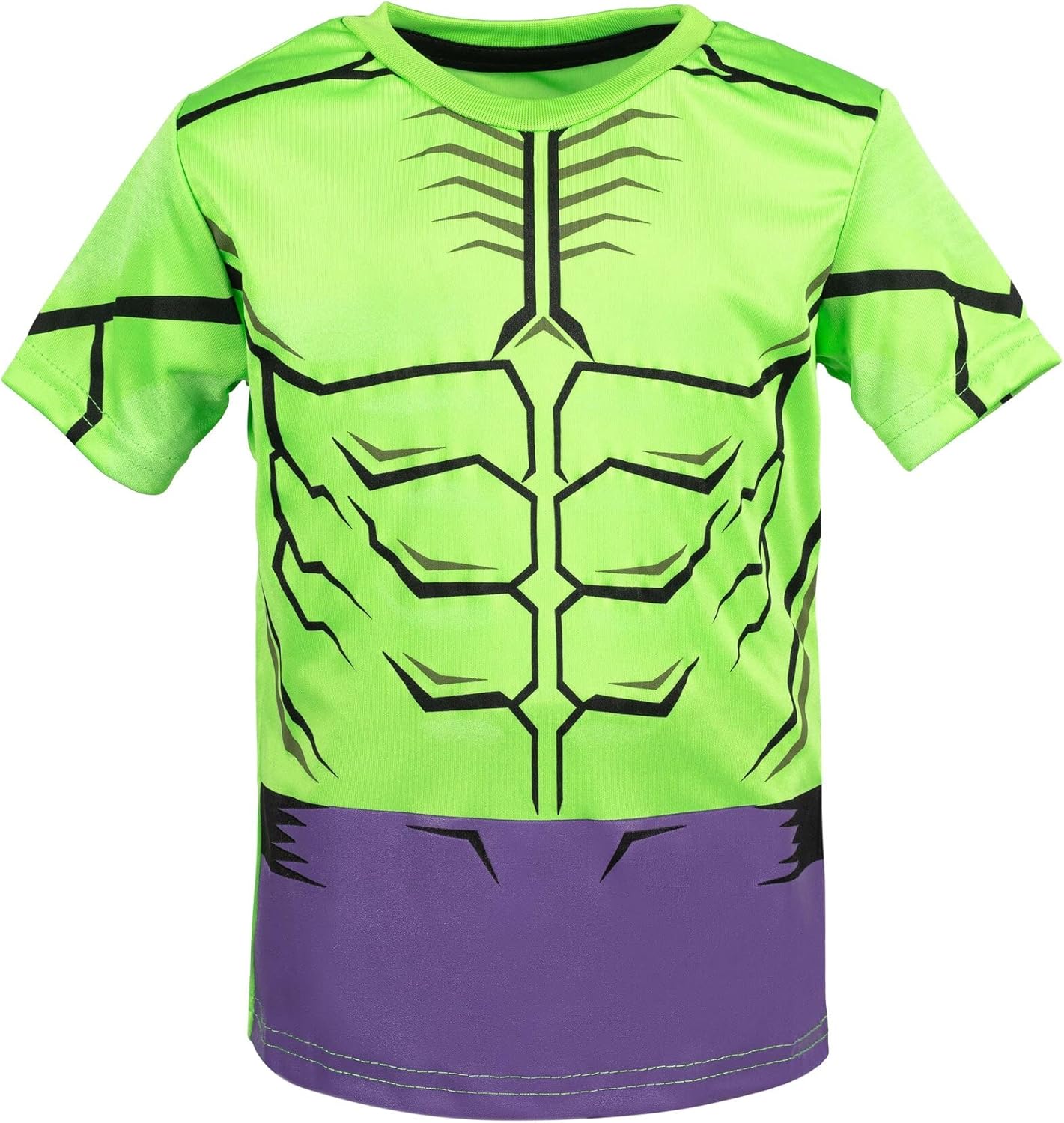 Marvel Avengers Captain America Iron Man Venom Hulk Cosplay Athletic T-Shirt and Shorts Outfit Set Toddler to Little Kid - Image 2