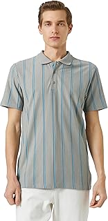 تيشرت بولو جيرسيه نصف كم للرجال من كوتون (عبوة من قطعة واحدة)