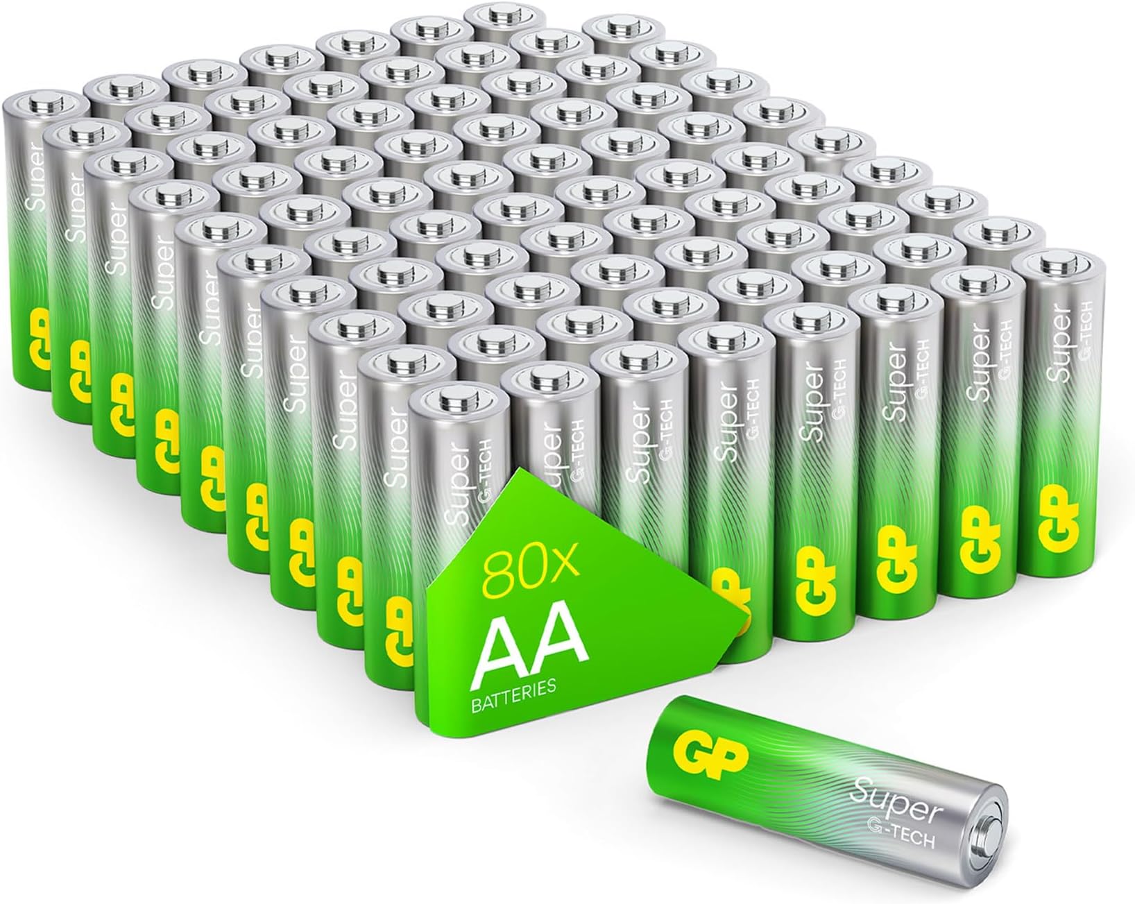 GP Extra Alkaline Batterien AA 1,5V Longlife GTECH Technologie 40