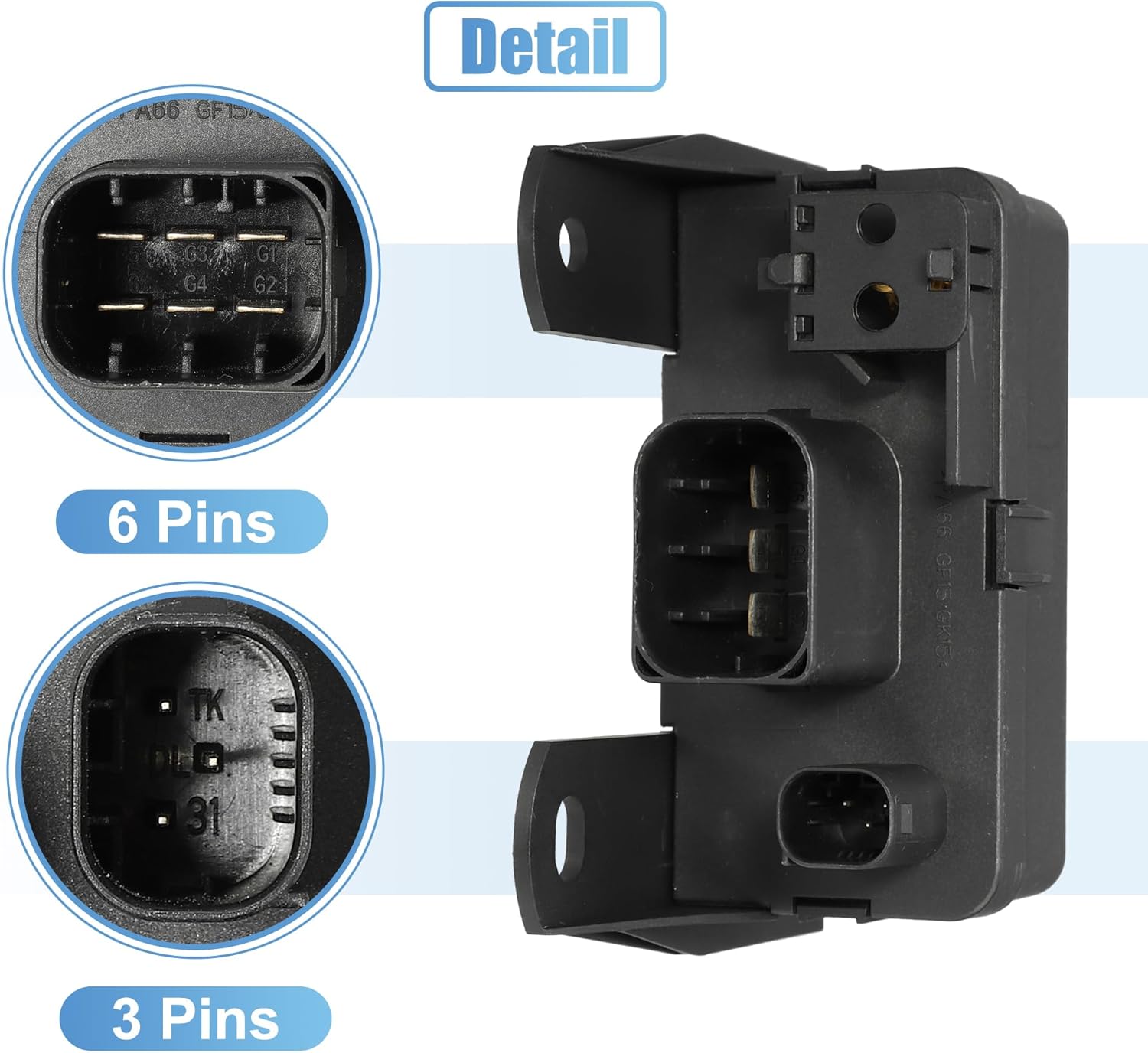 X AUTOHAUX No.A0005453616/0285454032 Glow Plug Relay Control Accessory for Mercedes-Benz S320 CDI W220 99-05 for Mercedes-Benz E280 CDI E320 CDI W211 02-08