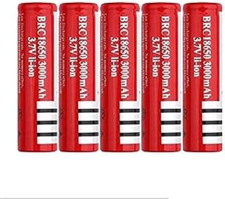 Rechargeable Batteries18650 Battery 3 7 V 3000Mah Rechargeable Battery 3 7V 5Pcs