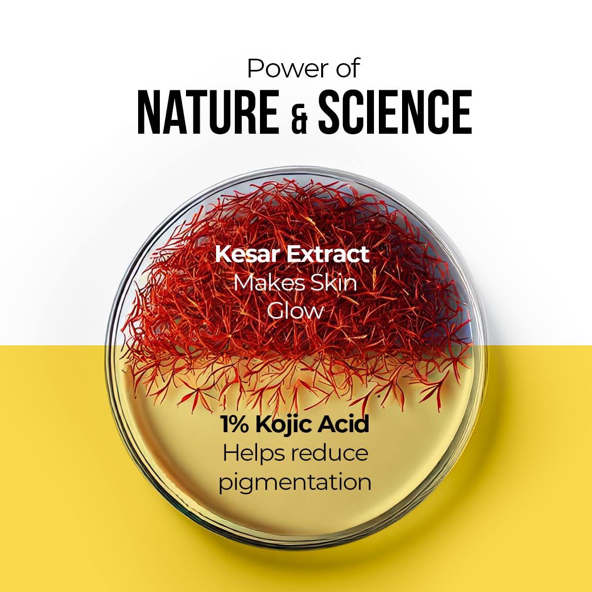 Dr. Sheth's Kesar & Kojic Acid Oil-Free Sunscreen SPF 50+ Pa++++ |In-Vivo Tested | For Pigmentation-Free Skin | Lightweight & Non Greasy | For UVA/UVB & Blue Light & IR Protection | No White Cast | For Oily Skin | For Men & Women | 30 g 1