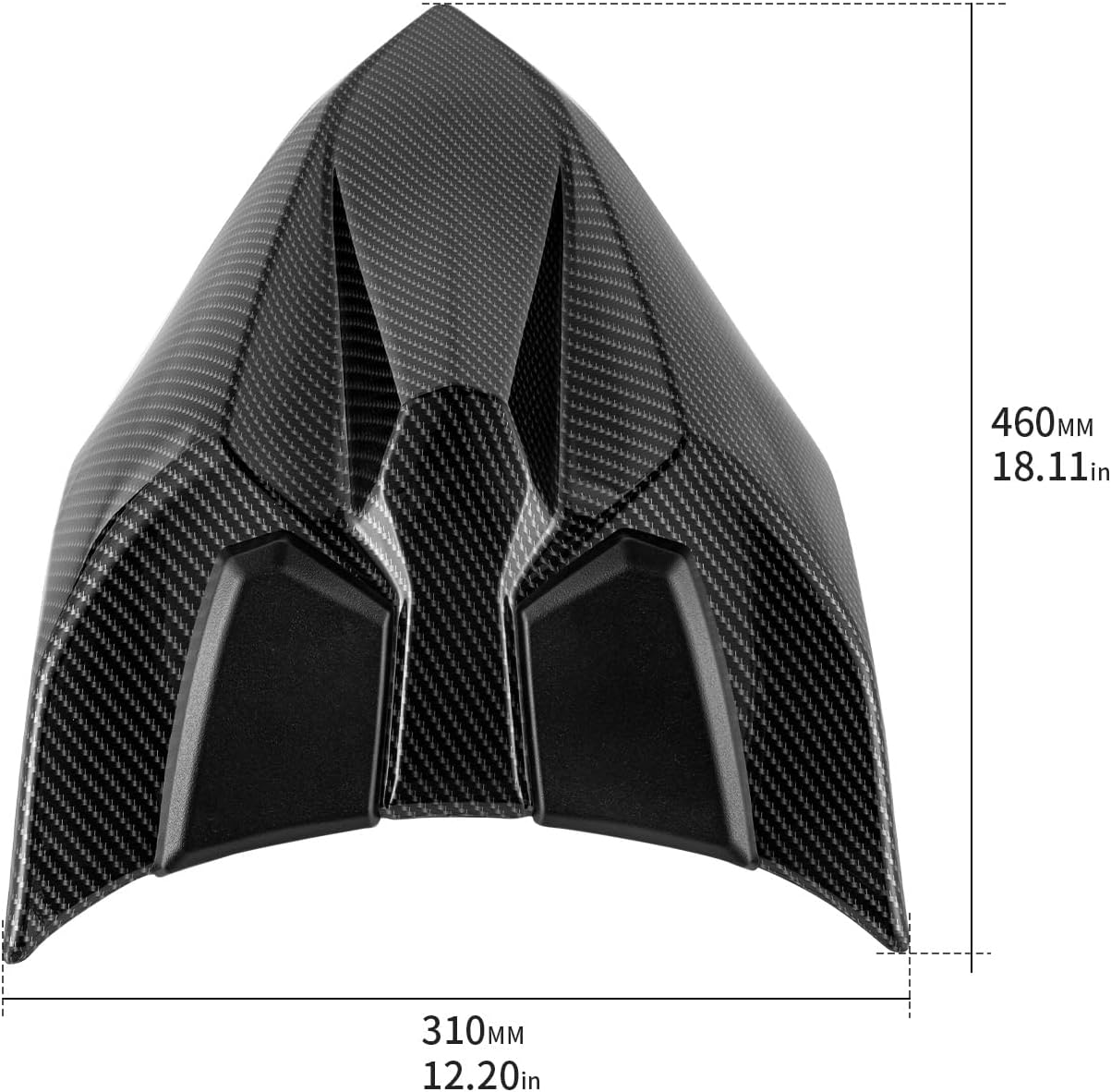 Rear Seat Cowl for Ninja 650 Z650 2017-2026 (Carbon Look)