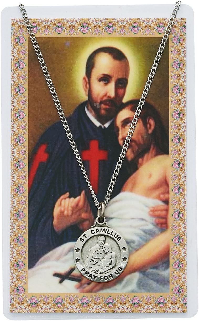 St Camillus Prayer Card Set Clothing, Shoes & Jewelry