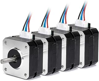 Nema17 Stepper Motor Bipolar 42 Motor 4-Lead Wire with 1m Cable (23mm, 4Packs)