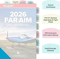 Vista 10 de Pestañas para FAR/AIM 2026/2025 para Licencia de Piloto Privado - VFR - 50 pestañas