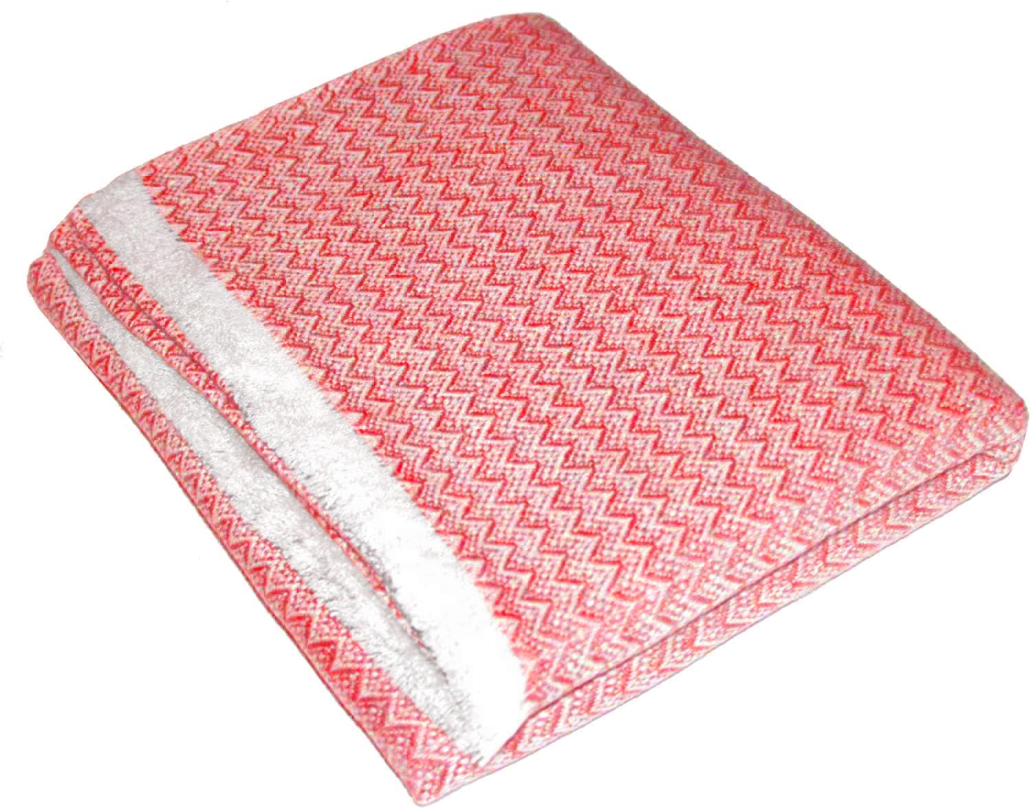 Lorenzo Cana Luxus Kaschmirdecke, 100% Kaschmir, Rot, flauschig weiche Wohndecke, Decke handgewebt, Sofadecke Wolldecke - 96317