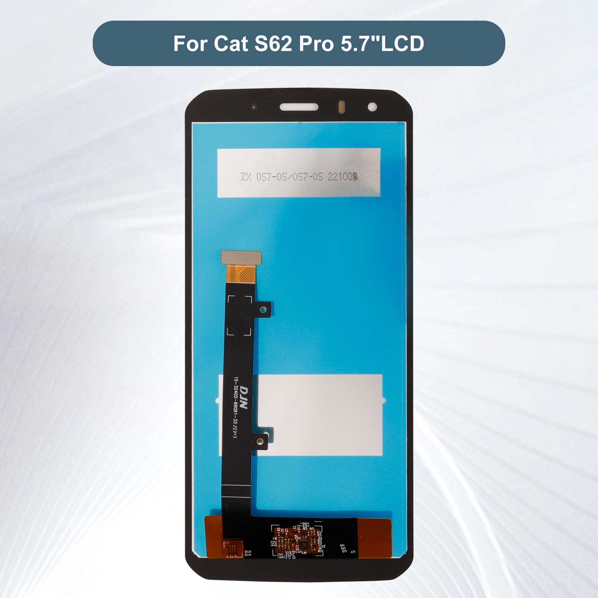Nueva pantalla LCD de repuesto compatible con Cat S62 Pro (sin marco, pantalla LCD de 5,7 pulgadas, montaje con herramientas)