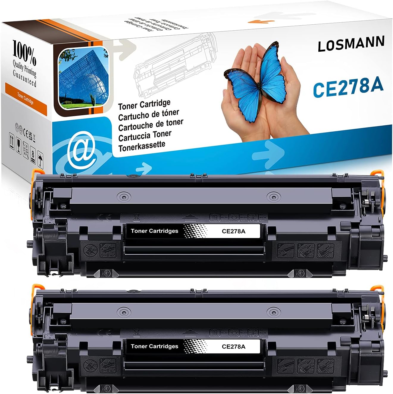HP 78A (CE278A) Schwarz Original Toner für HP Laserjet Pro P1566