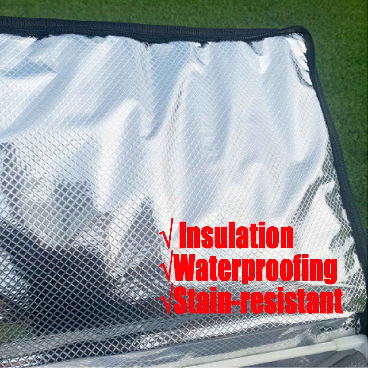 Sac isotherme pliable de 50 L, sac isotherme réutilisable, sac de pique-nique en plein air isolé froid et chaud, sac à déjeuner isotherme, sacs isothermes pour le déjeuner, pique-nique, école, trava
