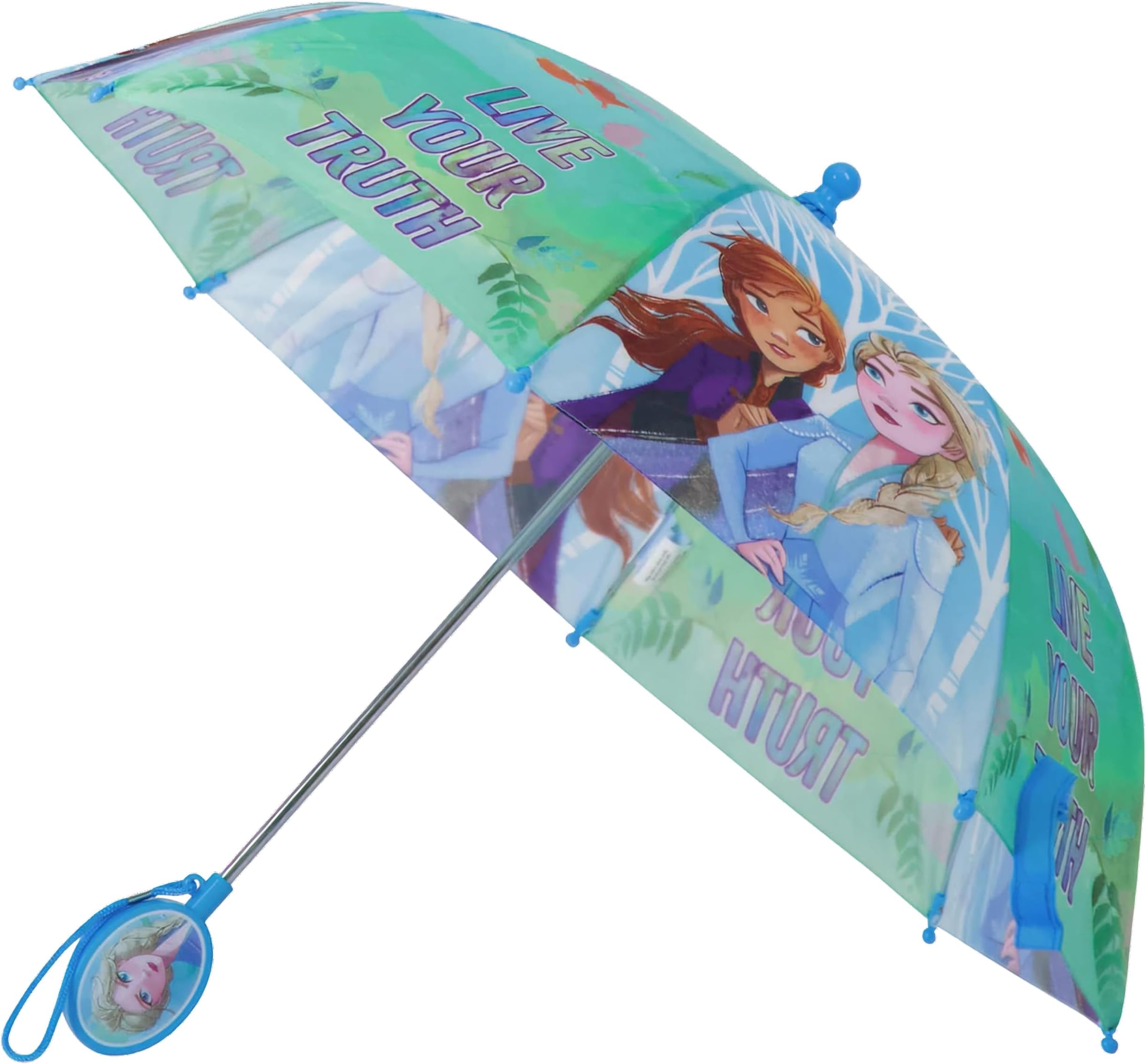Kids Umbrella, Frozen/Princess/Minnie Mouse Toddler and Little Girl Rain Wear for Ages 3-6