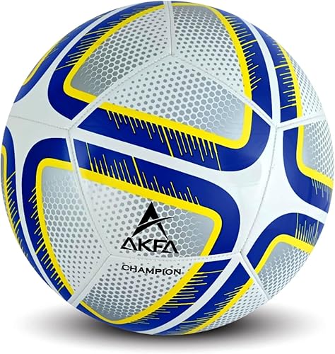 ARTC AKFA Champion - Balón de fútbol tamaño 5, pelota de fósforo, calidad premium, resistente a la intemperie, agarre duradero