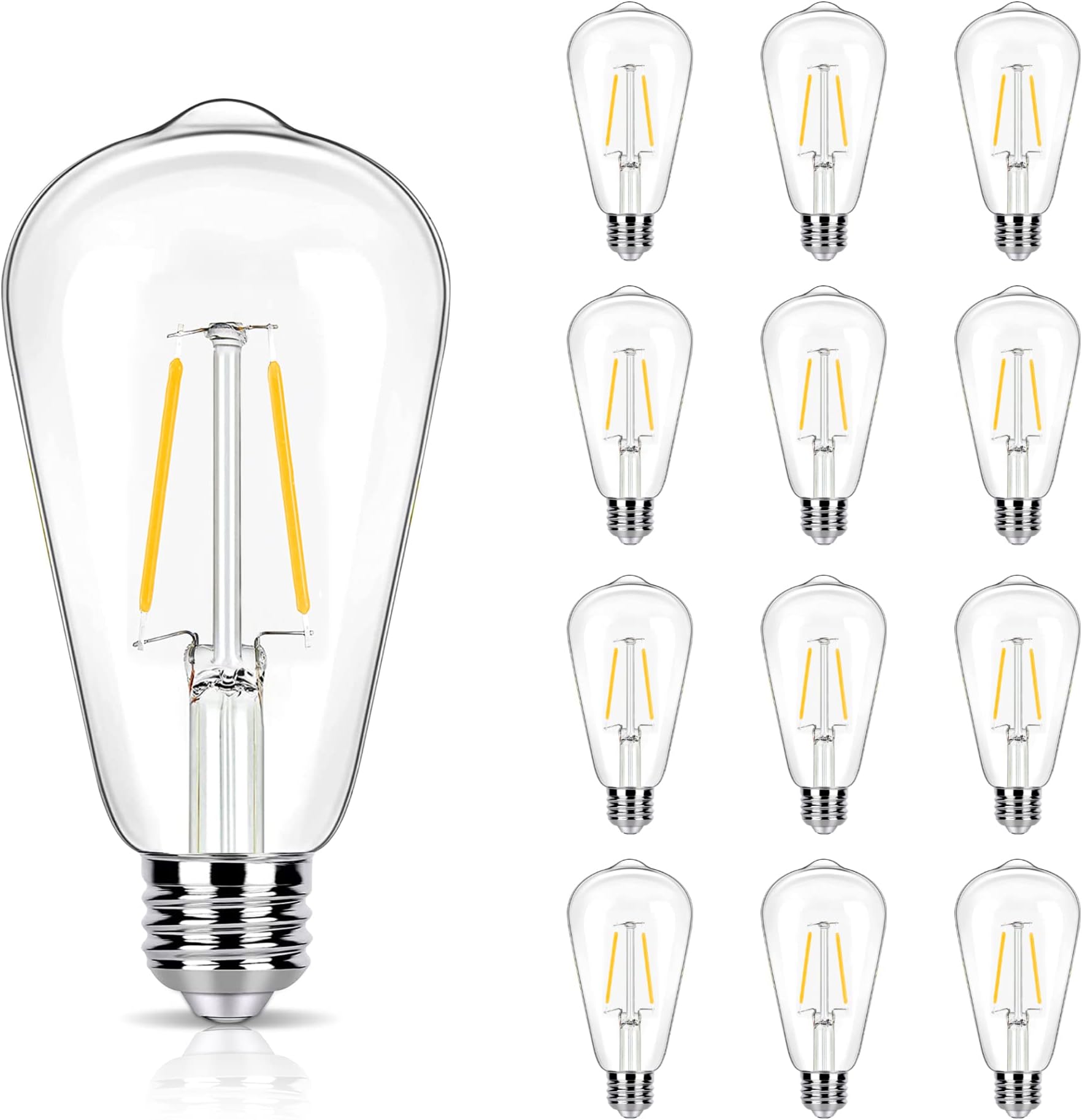 Aplstar 2W S14 LED Dimmable Bulb for Outdoor String Lights