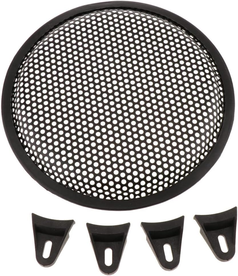 Lautsprecher-Gitterabdeckung 4,5 Zoll Schwarz Mit Schrauben - ABS Material