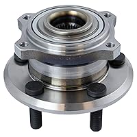 Vista 507 de TRQ Juego de 2 rodamientos de rueda trasera y conjunto de cubo con sensor ABS compatible con Ford Transit Connect 2014-2018