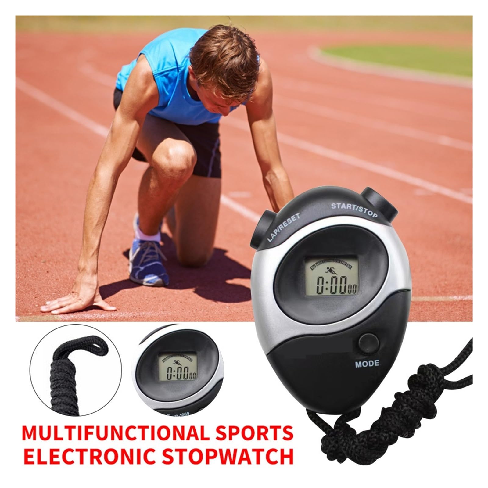 cronometro, Contatore elettronico di allarme cronometro timer multifunzionale