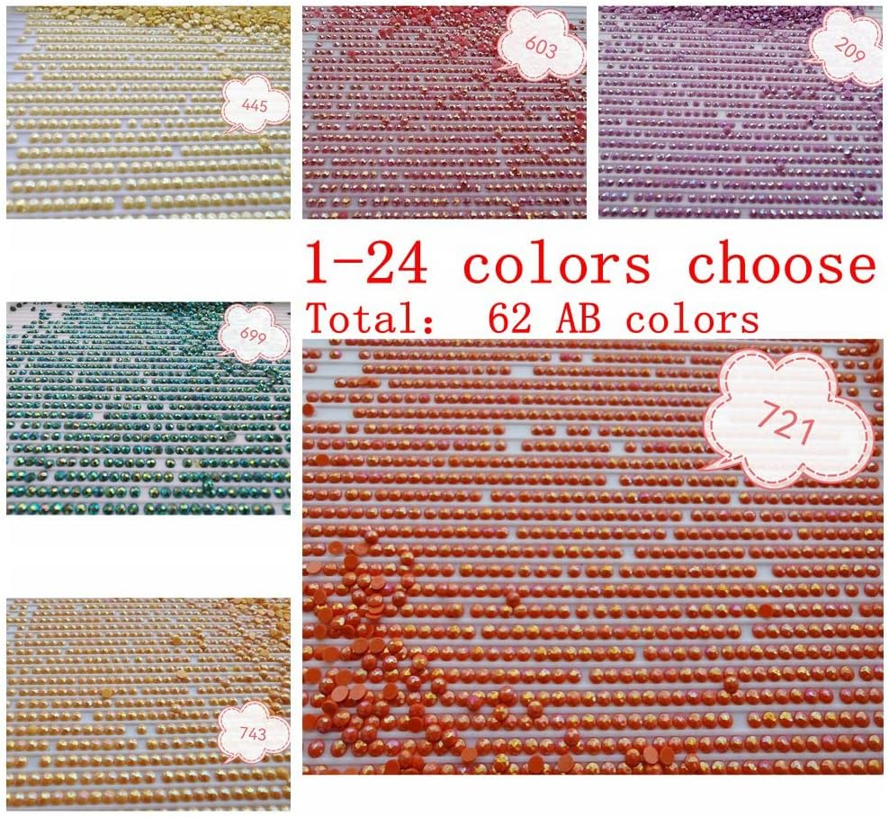 5D Shiny AB Diamonds Drills General for Diamond Painting, Manicure 60 Colors Choose (AB 996)