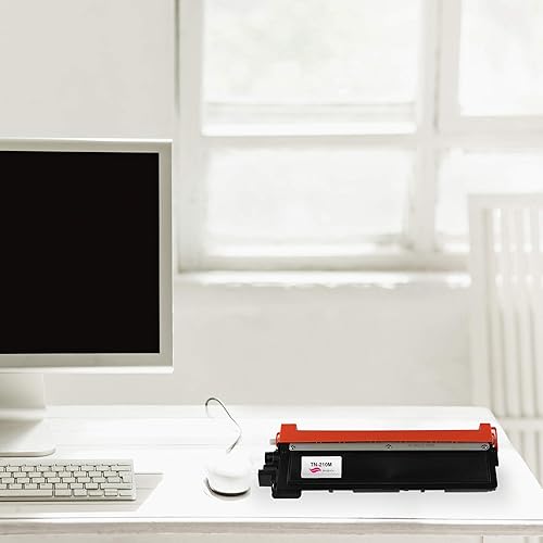 Miniatura 7 de Tinta y tóner premium | Cartucho de tóner refabricado para TN-210M - Cartucho de impresora láser de rendimiento estándar compatible con Brother