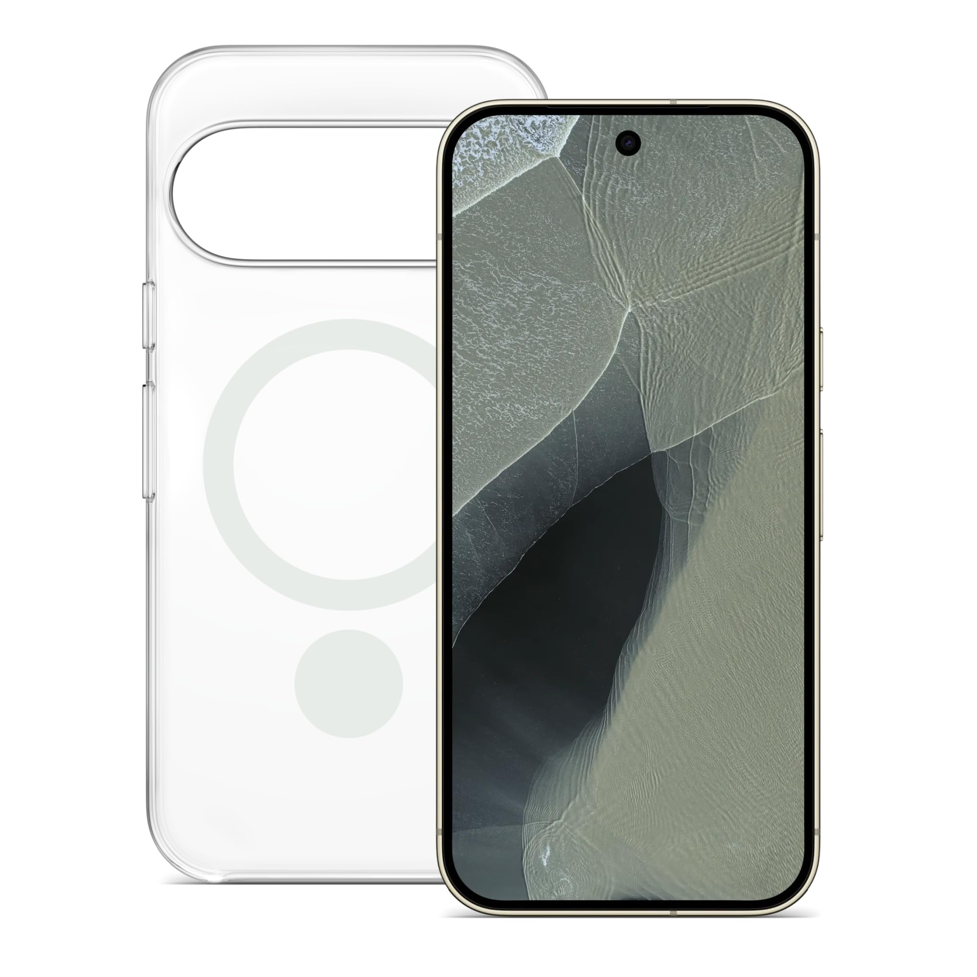 Google Pixel 11 Pro - Verde oliva, 512GB + Cover Pixelsnap Trasparente