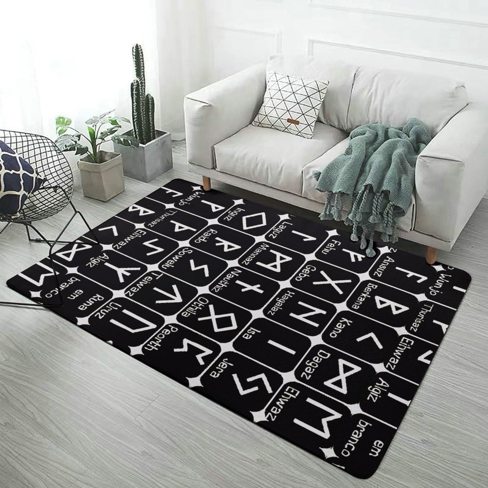 Tapis viking en polaire corail Style7 aux finitions soignées pour sublimer le sol