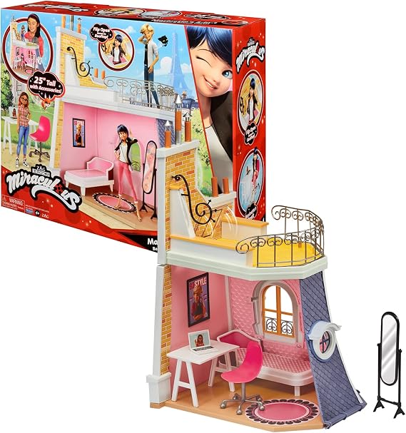 Miraculous Marinette’s Room Play World Compatible with 26 cm Dolls