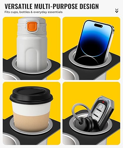 Miniatura 6 de Portavasos universal para camiones Chevy y GMC, soporte aislado desmontable compatible con ChevyGMC CK 1973-1987 y 1991, inserto de consola central