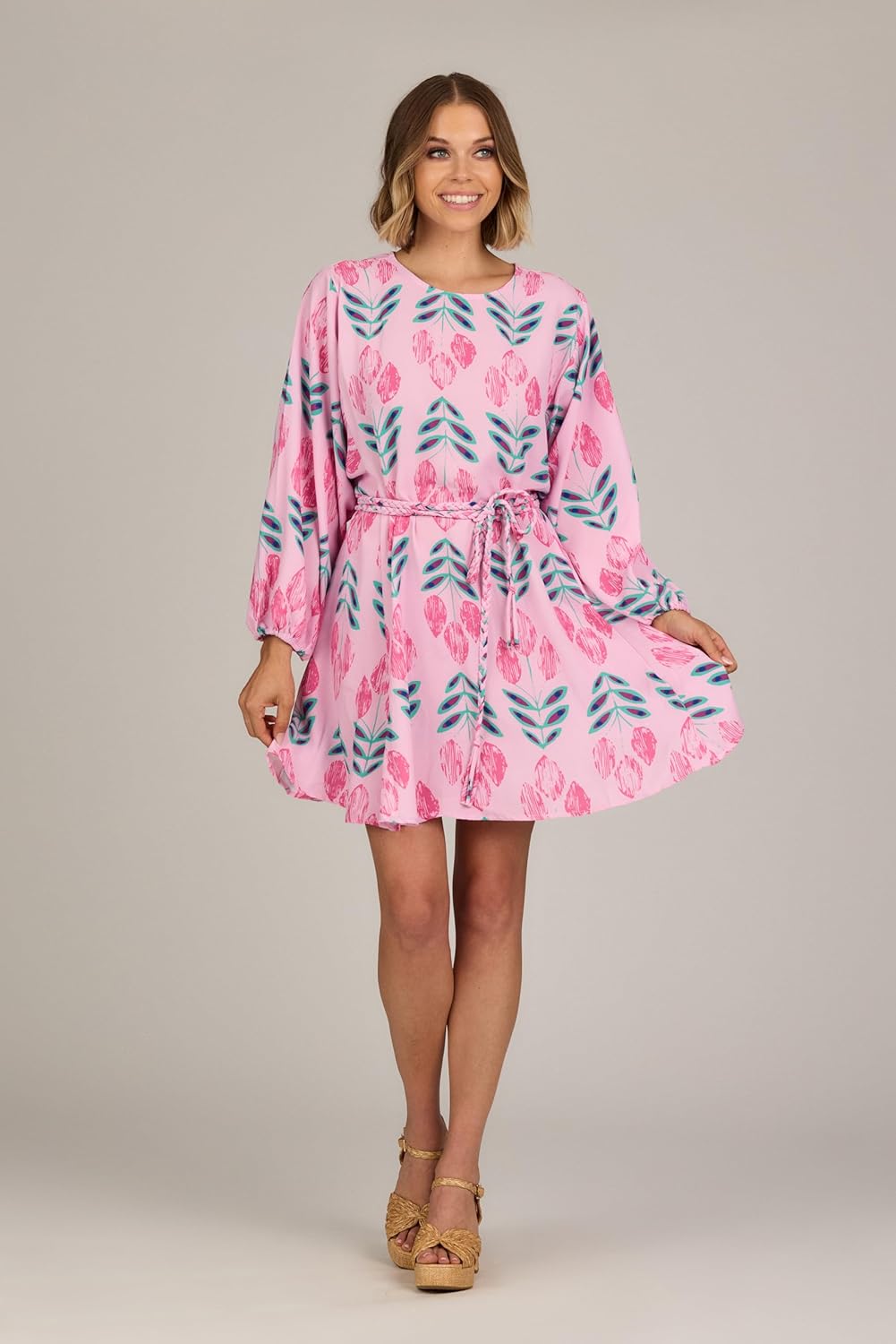 Mud Pie Womens Mud Pie Women's Dutton Flounce Dress - Image 8