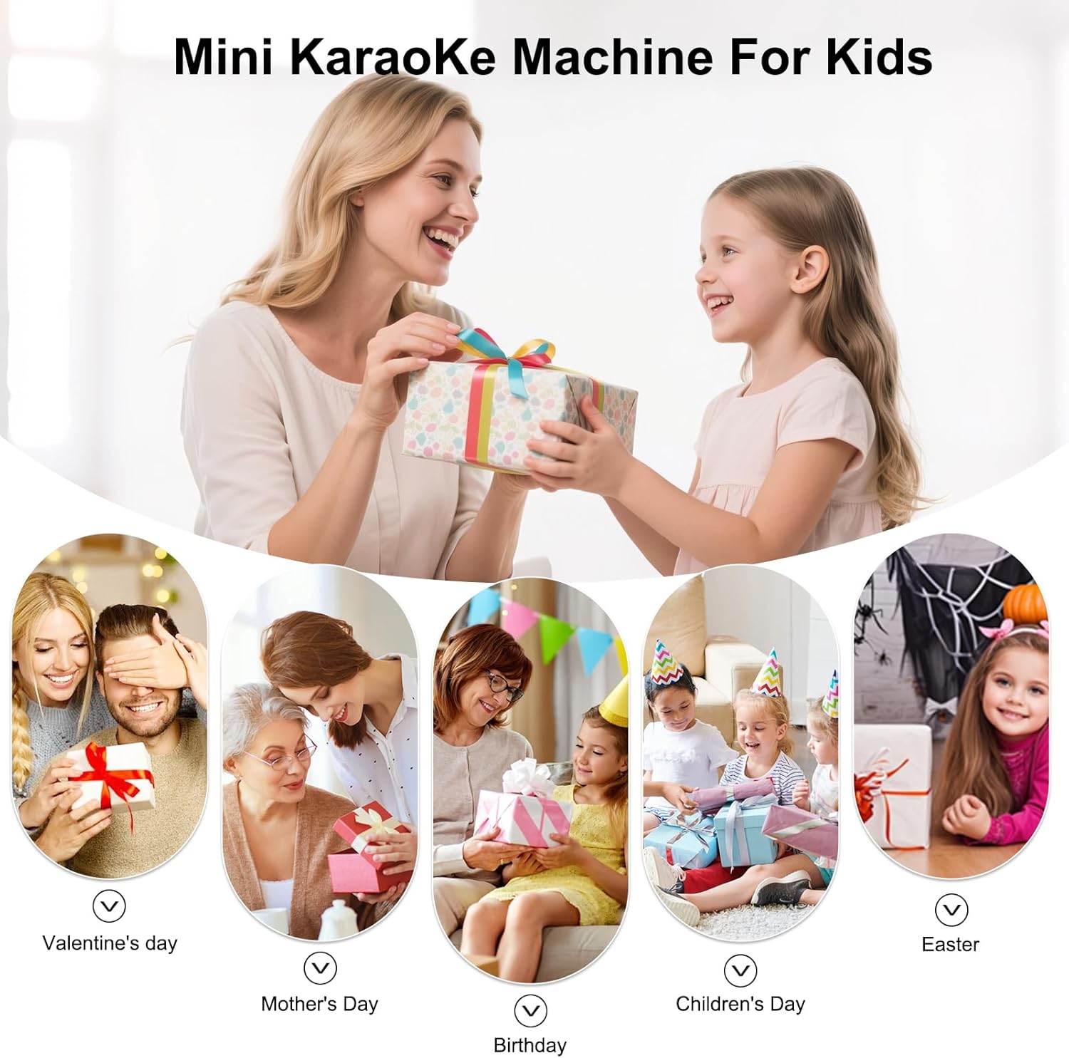 Small Bluetooth Speaker with Powerful Crystal Stereo Sound and Deep Bass, Mini Speakers with DSP, BT5.3, Microphone, Portable Speakers for Stocking Stuffers, Room, Car, Trip, Ideal Gift for Men, Women - Image 5