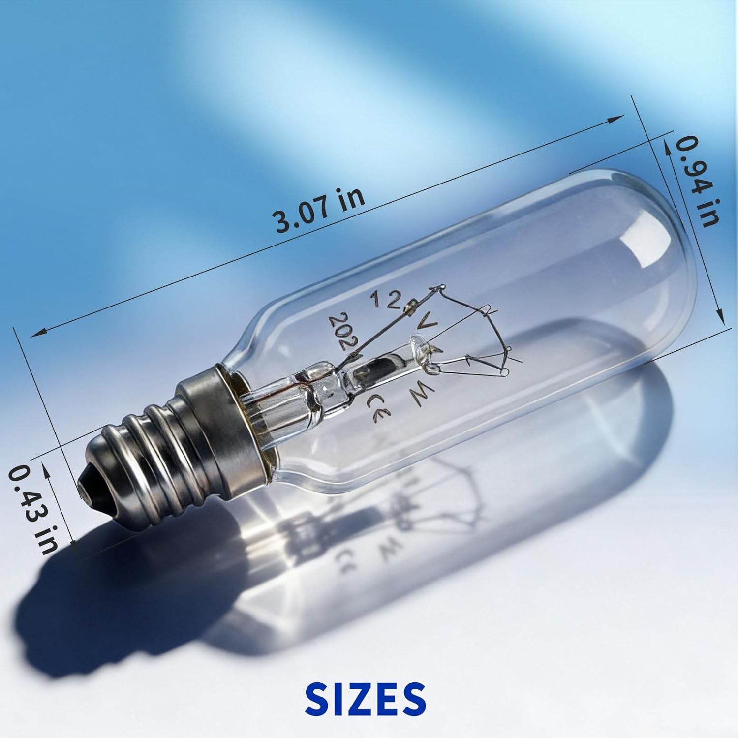 SB02300264 40W E12 Light Bulbs for Whirlpool Broan Range Hood WP8190806 Compatible with PM250-A PM250-B PM390 PM390-HS PM390S RM503004 RM503023 RM503601 RM503604 RM503623 2 Pcs