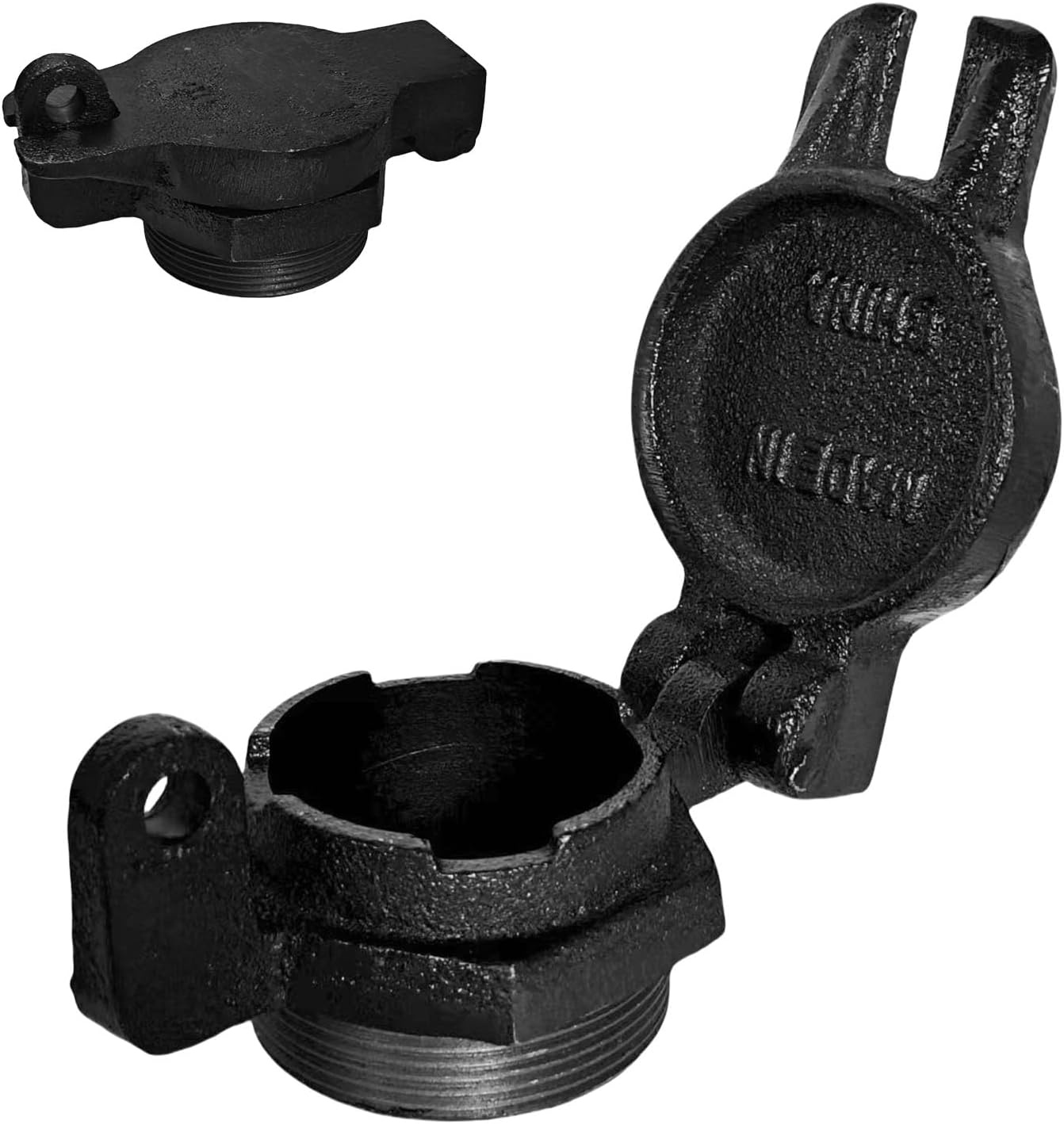 2 Inch Flip Top Vented Locking Fill Cap,Diesel Fuel Tank Cap Use for Diesel Transfer Tank, Fuel Transfer tank