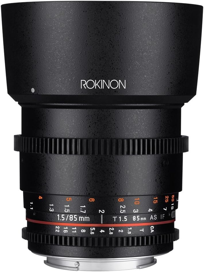 Rokinon 85mm T1.5 Cine DS Lens for Canon EF