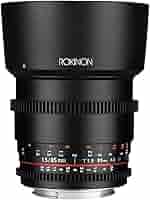 シネレンズ 85mm T1.5 フルサイズ EFマウント Amazon.com : Rokinon 85mm T1.5 Cine DS Lens for Canon EF