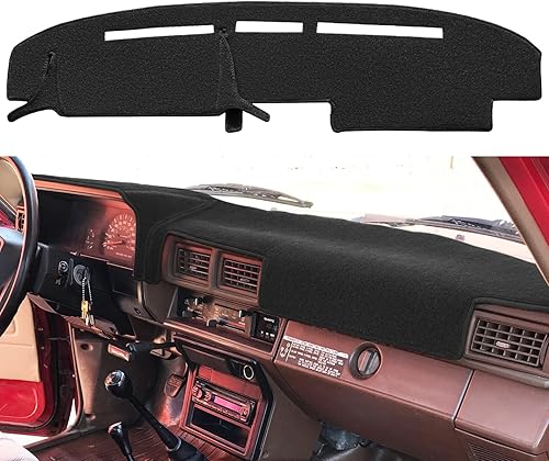 Miniatura 9 de Tapete de cubierta de tablero para Toyota 4Runner 1984-1988, camioneta 1984-1988, protector de alfombra F95 (beige)