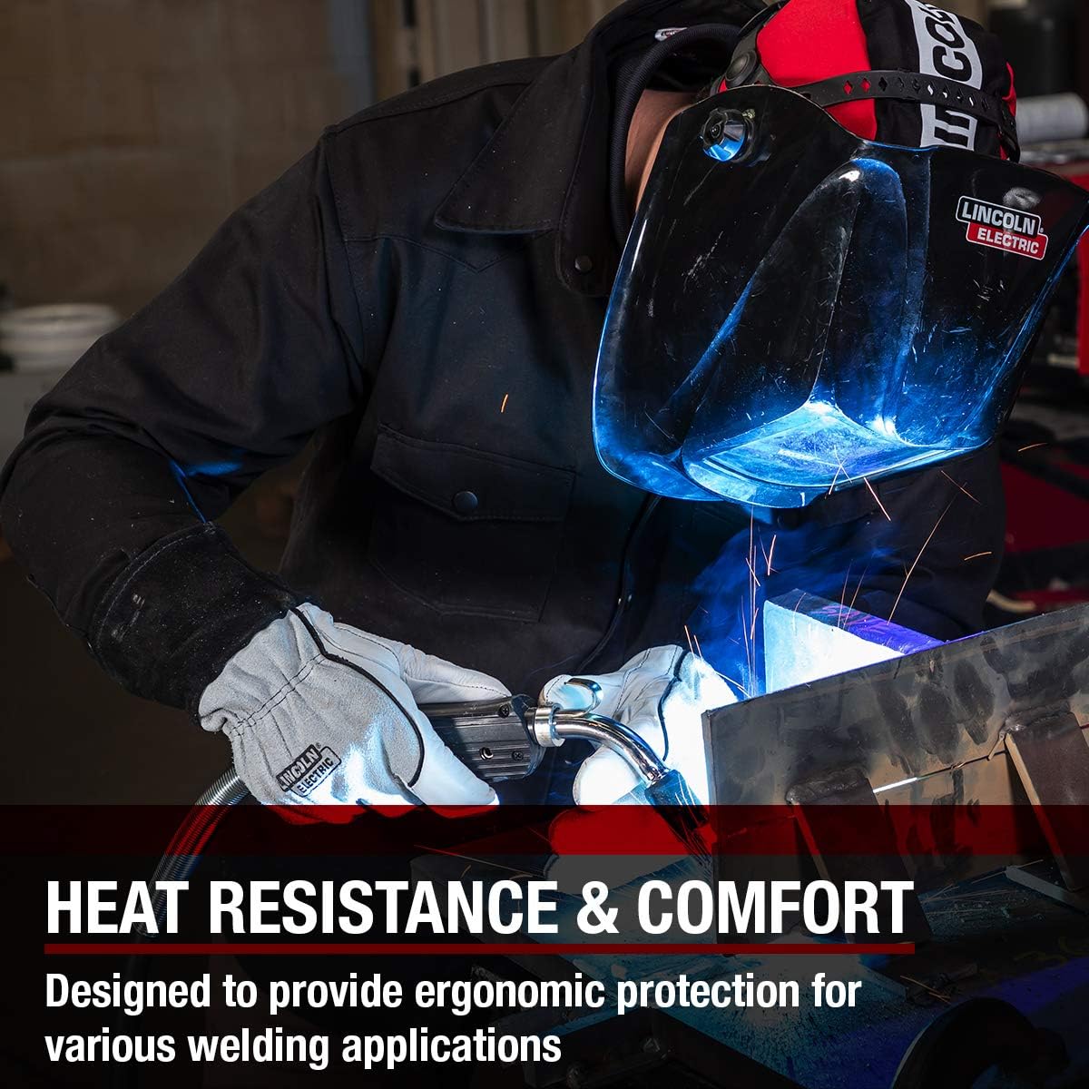 Lincoln Electric DynaMIG Traditional MIG Welding Gloves | Top Grain Leather | 2XL | K3805-2XL: Tools & Home Improvement