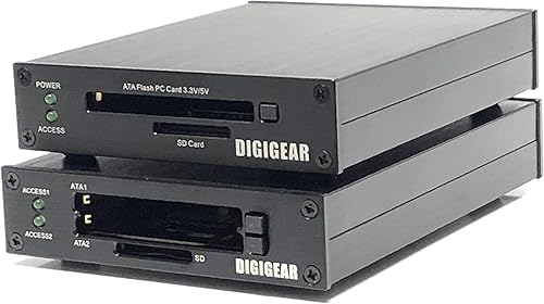 Miniatura 7 de U2ATASD DIGEAR Tarjeta PCMCIA Flash Dual ATA PCMCIA + lector de grado industrial SD a USB 3.0
