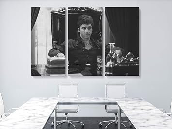 The World Is Yours Movie Canvas Framed Print - Various Sizes 3 Piece Large