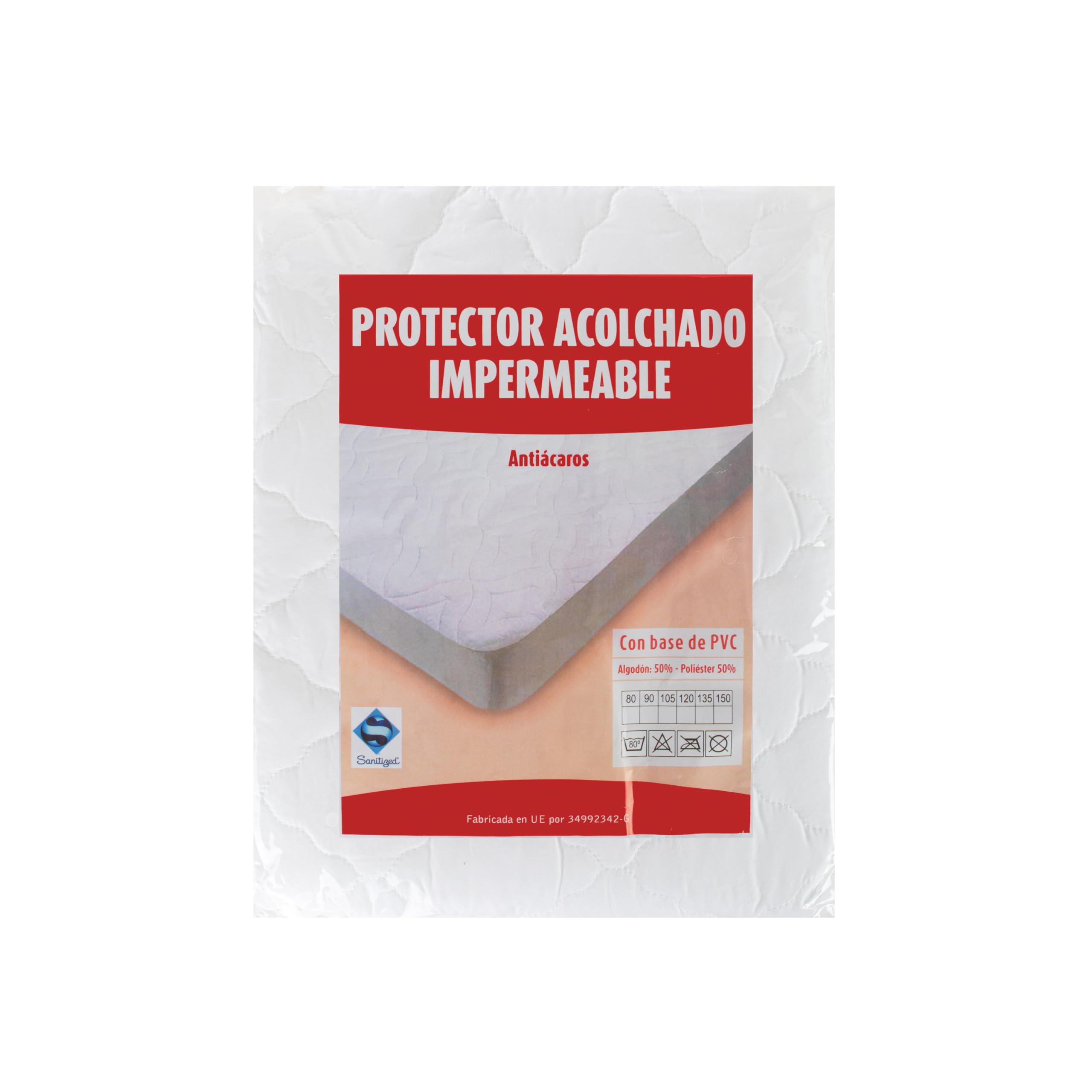 Protector de Colchón Acolchado Impermeable – Transpirable, Suave y Ajustable – Antialérgico, Antiácaros y Lavable a Máquina – Confort y Protección Total (Todas Las Medidas) (2, 150x190/200 cm)