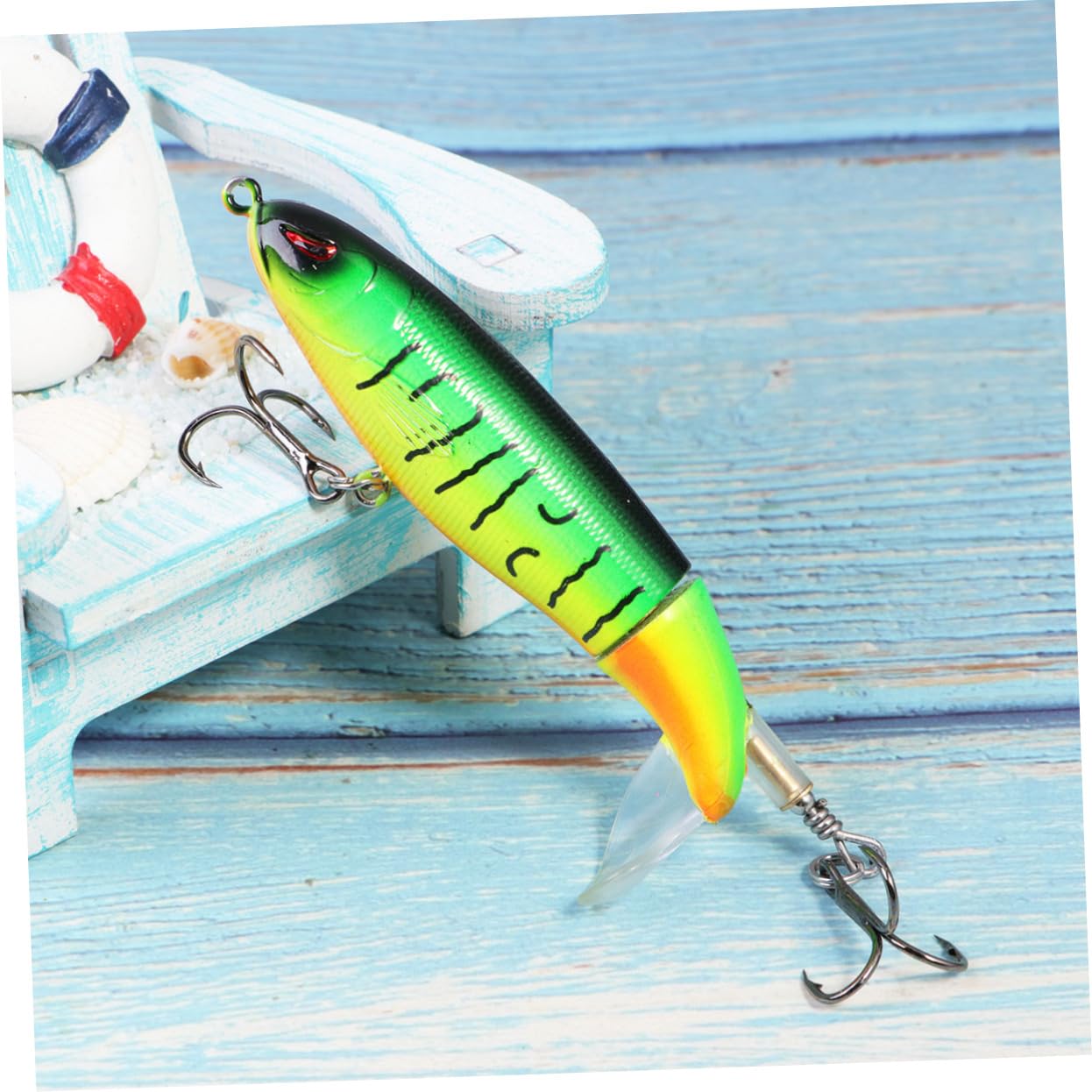Mipcase 9 Pz Esche da Pesca con Occhi 3D Esche per Basso Esche da Pesca per Acqua Dolce Esche Metalliche Esche bioniche realistiche Esca da Nuoto ad Attrezzi da Pesca Esca Finta