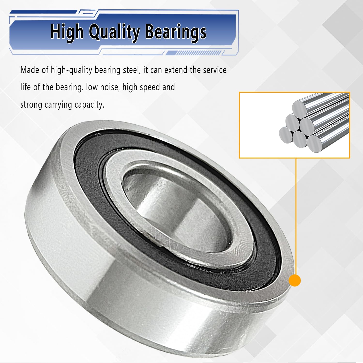 Front and Rear Wheel Bearing Seals Kits for Yamaha YZ125 YZ125X YZ250 YZ250F YZ426F YZ450F WR400F WR426F WR450F 1998-2022