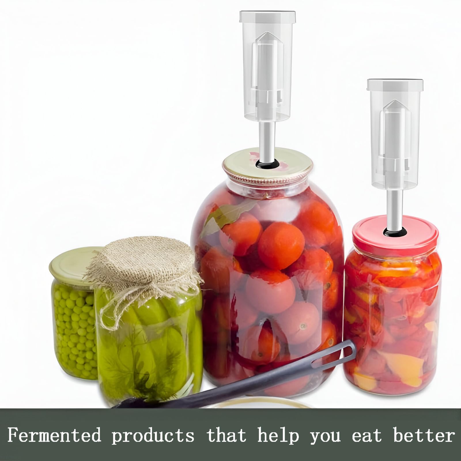 Esclusas de Plástico, Esclusas de Plástico Arandelas de Silicona Fermentación Airlock Esclusa de Aire Cerveza Artesanal Airlock Bubbler para preservar el hogar elaborar Cerveza (6)
