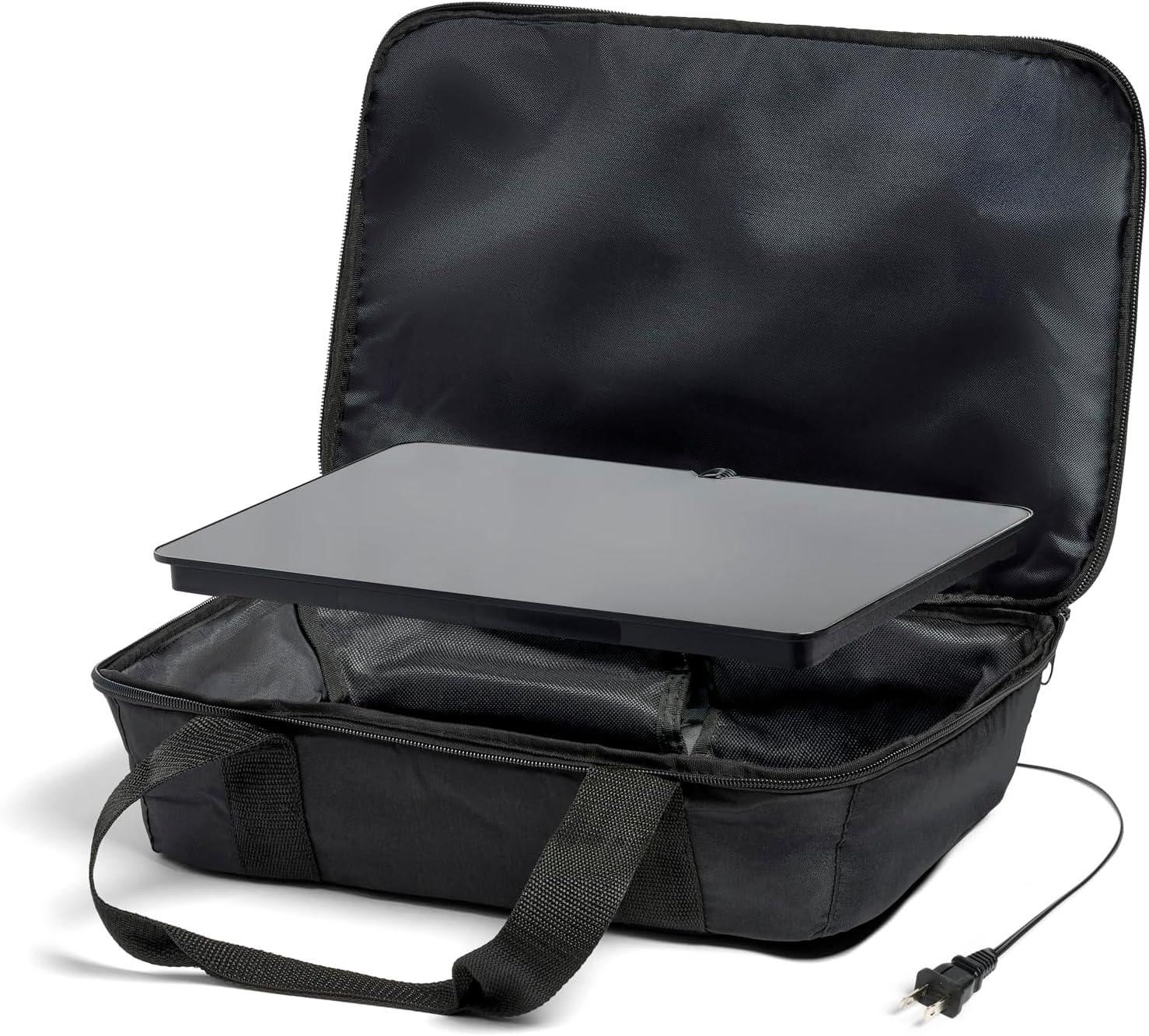 HOTLOGICFood Warming Tote, Casserole Carrier 120V, Black