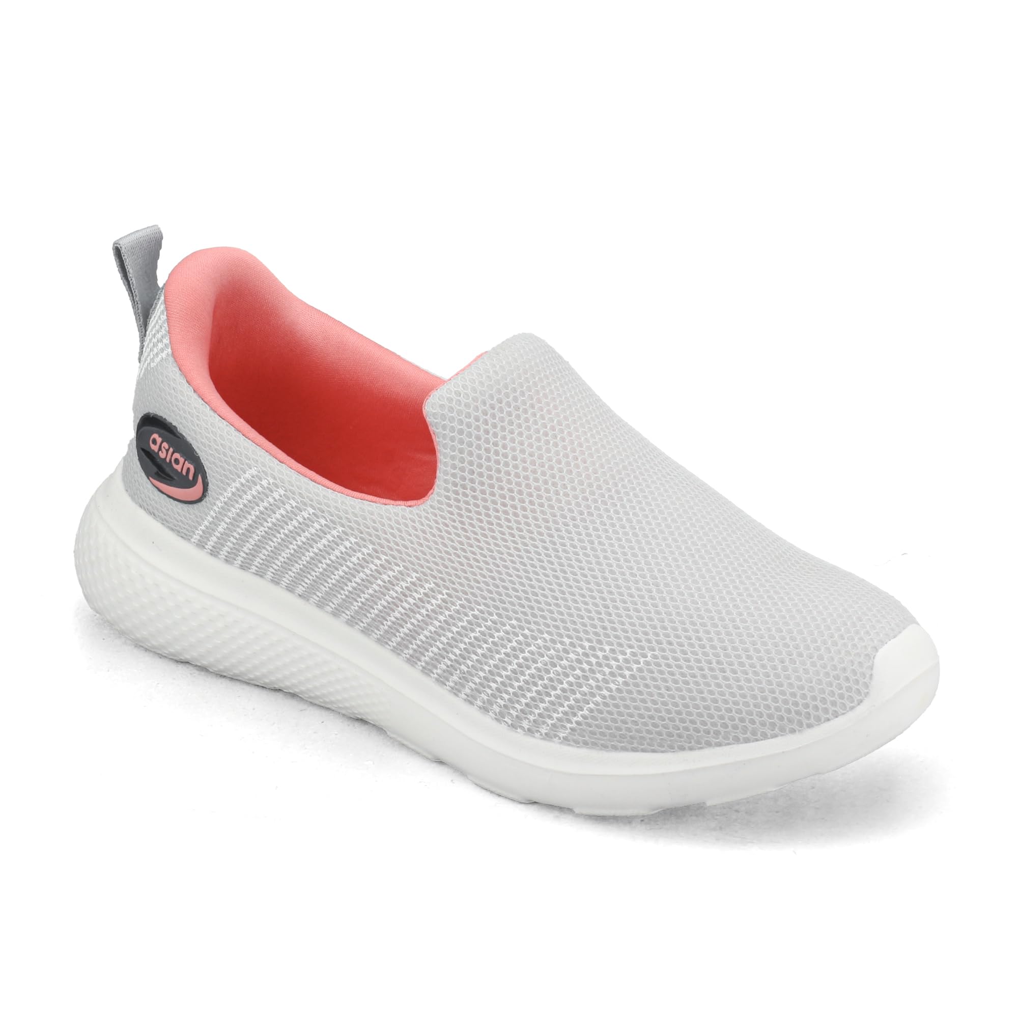 ASIAN Firefly-111 - Zapatos deportivos para mujer, para caminar, correr, gimnasio, sin cordones, transpirables, ligeros, con plantilla de espuma viscoelástica, zapatos casuales para mujeres y niñas