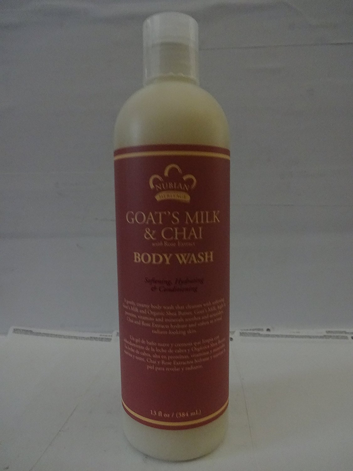 Nubian Heritage Goats Milk Chai Body Wash 13 oz 4 pack 4